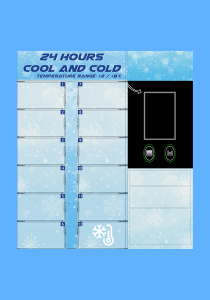 REFRIGERATED LOCKERS with temperature control, including remote